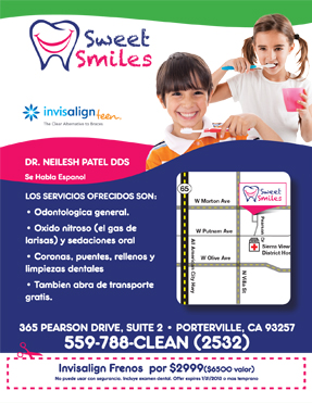 exam and x-ray and invisalign tx for $2999 San Pablo Dentist smiling